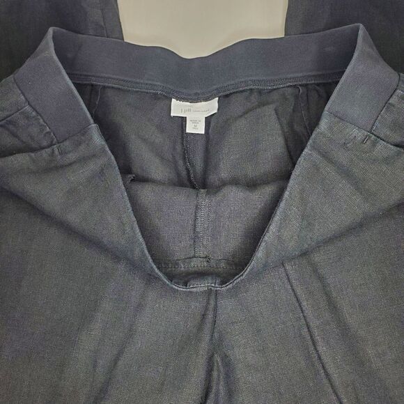 J Jill Love Linen Straight-Leg Pants Size M - Picture 6 of 9
